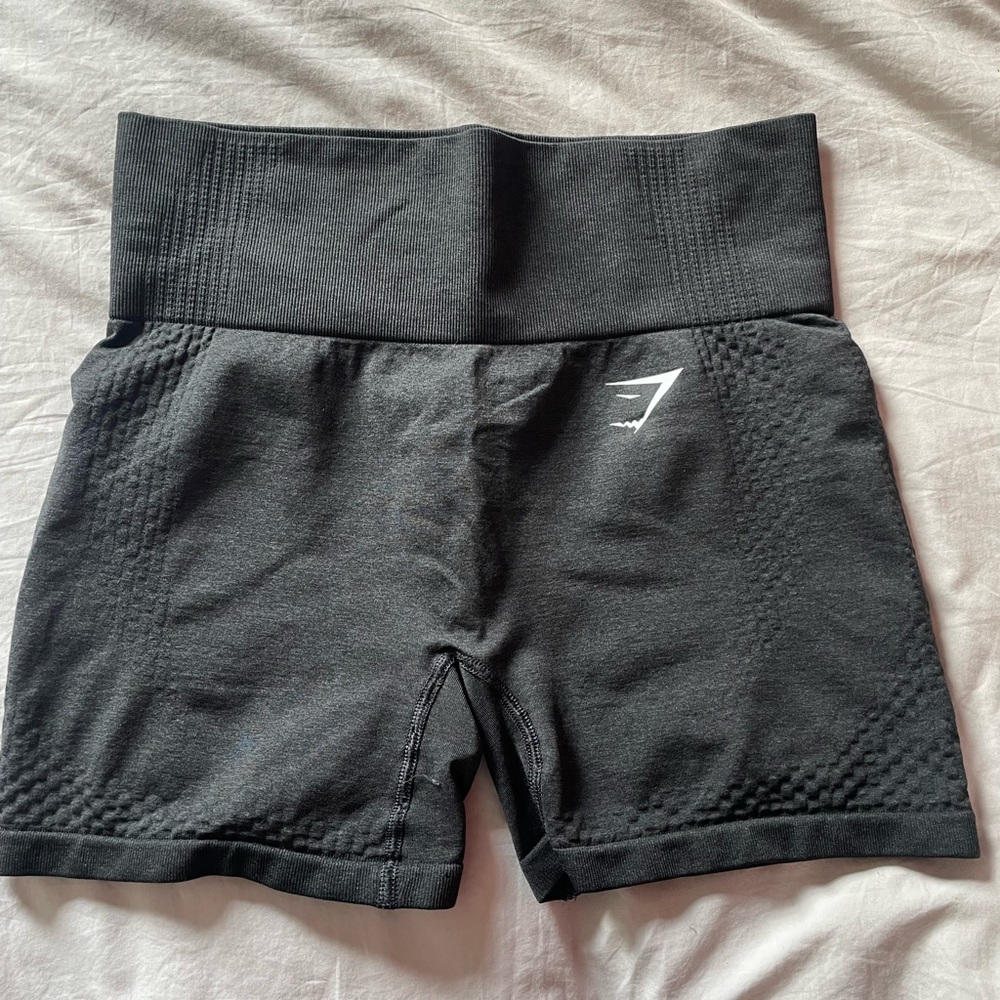Gymshark Vital Seamless Shorts - Black Marl